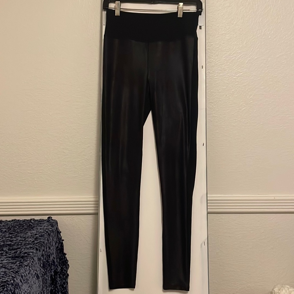 Asserts by Spanx, Faux leather leggings.